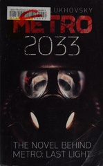 Cover of Metro 2033. 