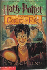 Cover of Harry Potter and the Goblet of Fire. 