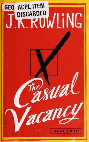 Cover of The Casual Vacancy.