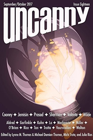 Cover of Uncanny Magazine Issue 18: September/October 2017. 