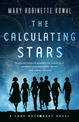 Cover of The Calculating Stars. 