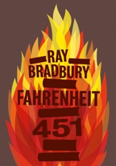 Cover of Fahrenheit 451. 
