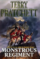 Cover of Monstrous Regiment. 