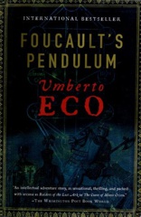 Cover of Foucault's Pendulum. 