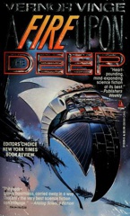 Cover of A Fire Upon the Deep. 